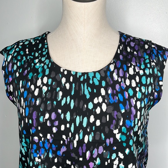 BANANA REPUBLIC SLEEVLESS MULTICOLOR OPEN BACK XS - Picture 4 of 11